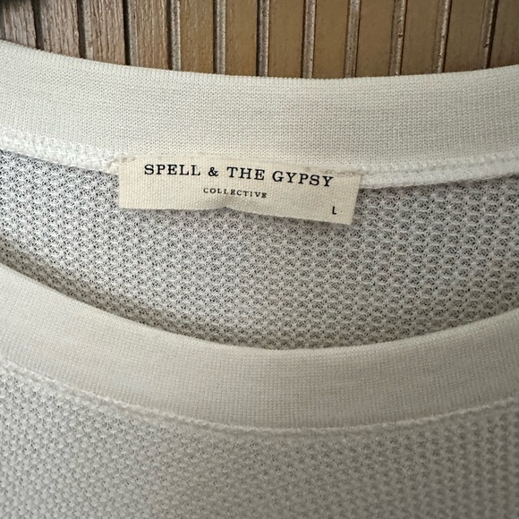 Spell White Graphic Long Sleeve Top - Picture 2 of 6